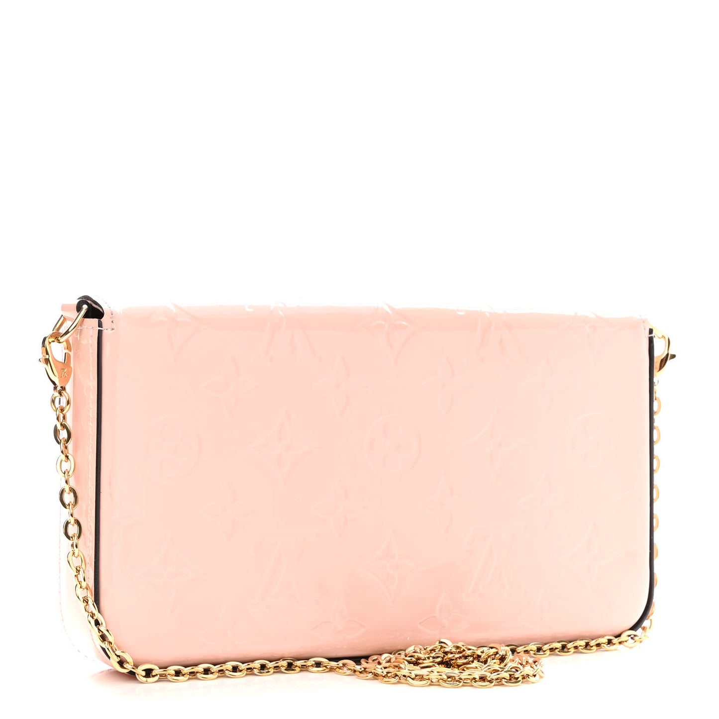 Vernis Pochette Felicie Chain Wallet Rose Ballerine