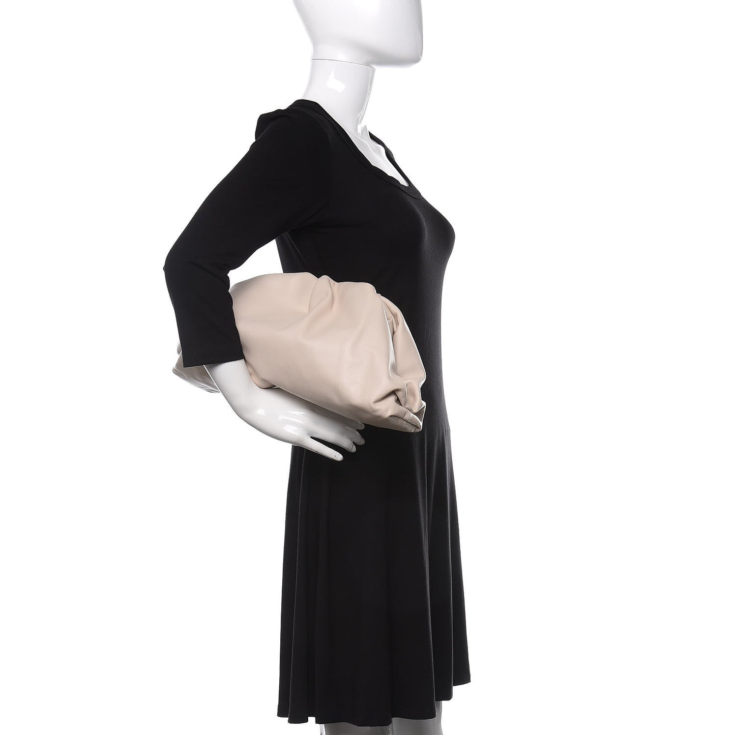 Smooth Butter Calf The Pouch Oversized Clutch Mist