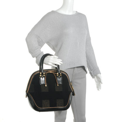 Burberry Prorsum Check Jacquard Orchard Bowling Bag 2 of 9