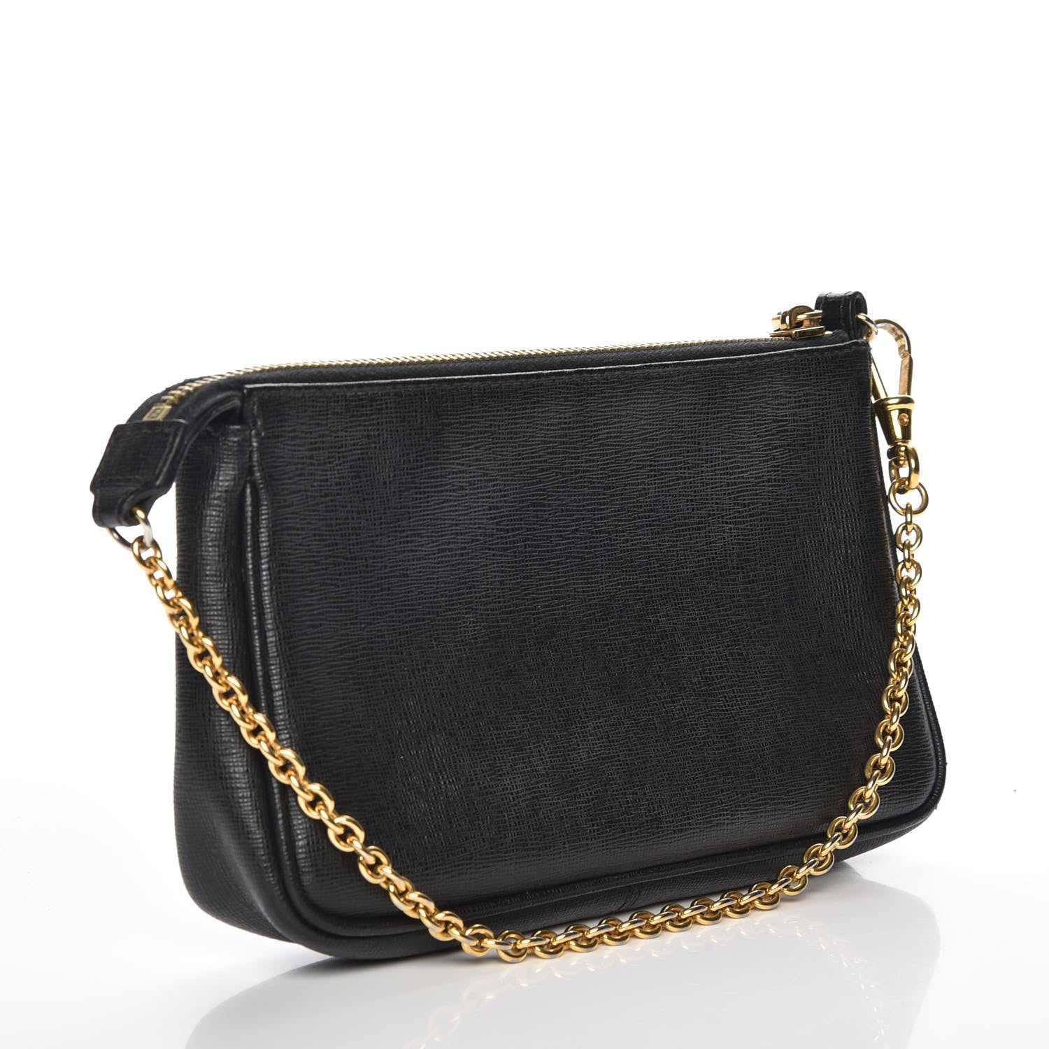 Fendi Vitello Elite Pochette Black 3 of 7
