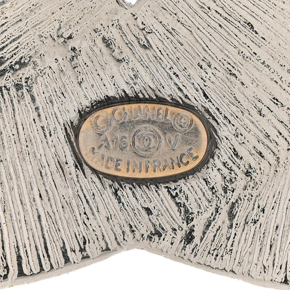 Chanel Baguette Crystal CC Brooch Silver 4 of 8