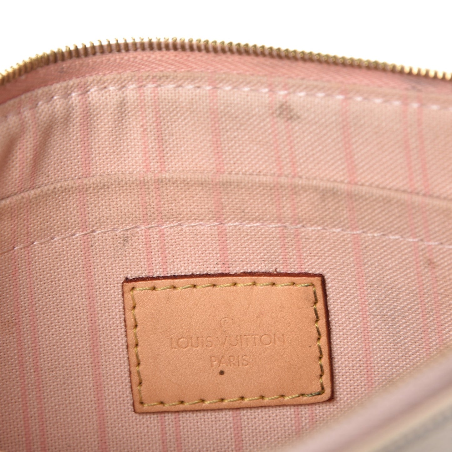 Damier Azur Neverfull MM GM Pochette Rose Ballerine