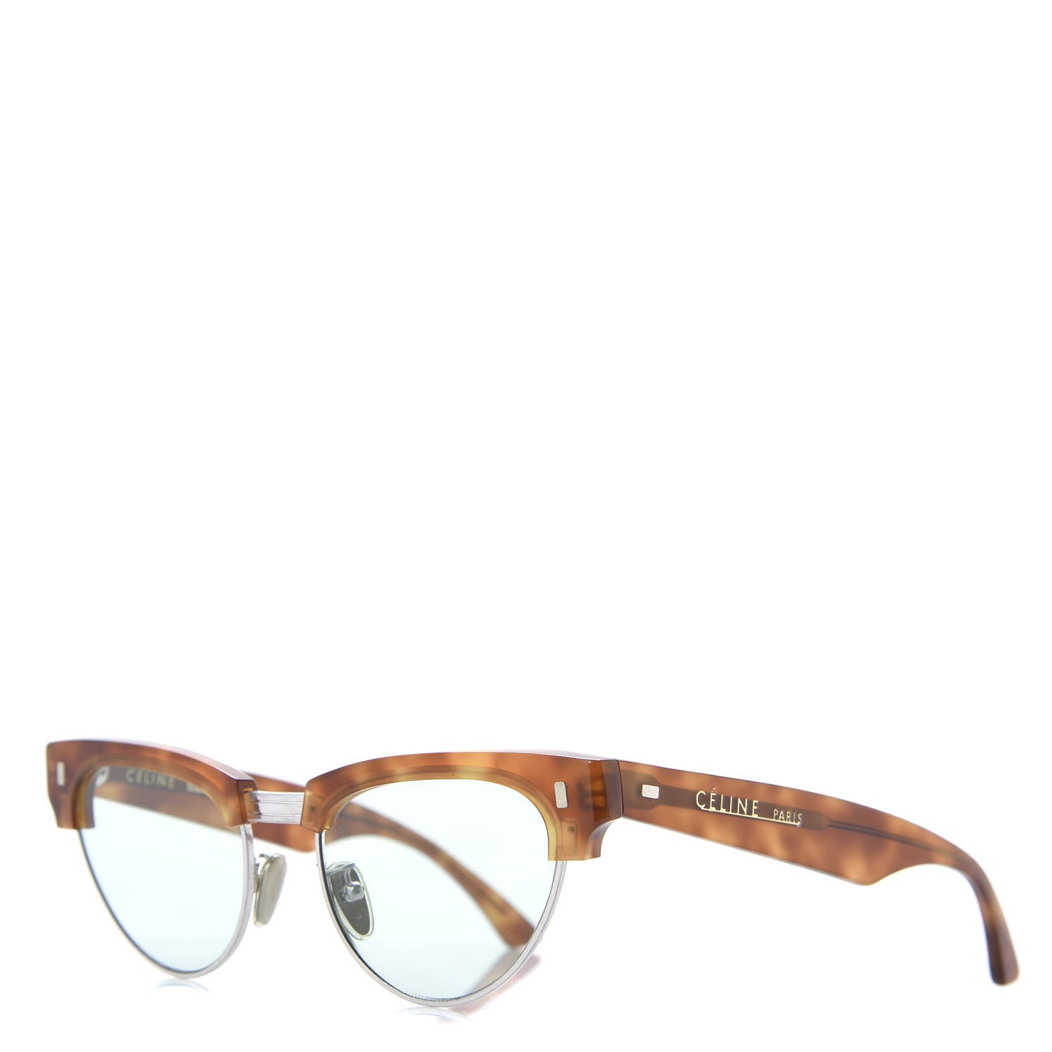 Celine Acetate Cat Eye Sunglasses CL40059U Tortoise 1 of 7