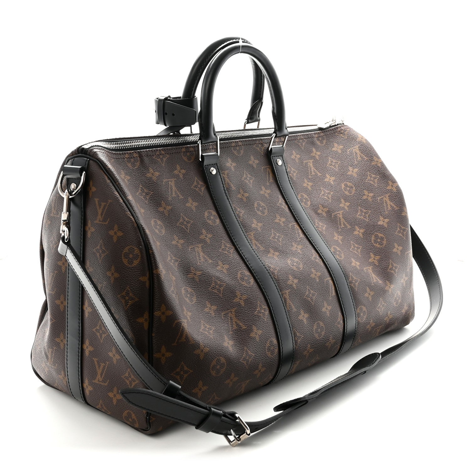 Louis Vuitton Monogram Macassar Keepall Bandouliere 45 2 of 8