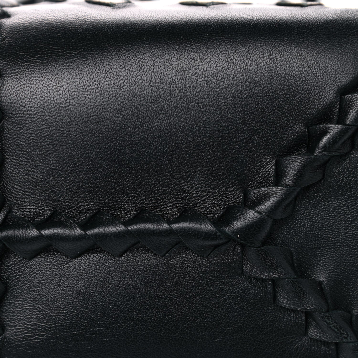 Bottega Veneta Calfskin Intrecciato Bag Black 11 of 17
