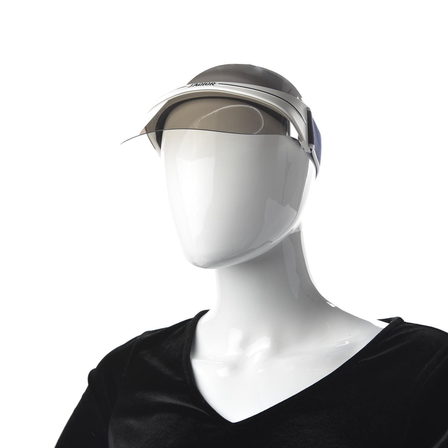Christian Dior Mirrored DiorClub1 Sun Visor Silver 2 of 9