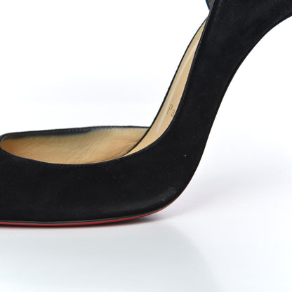 Christian Louboutin Veau Velours Iriza 100 Pumps 38 Black 14 of 22