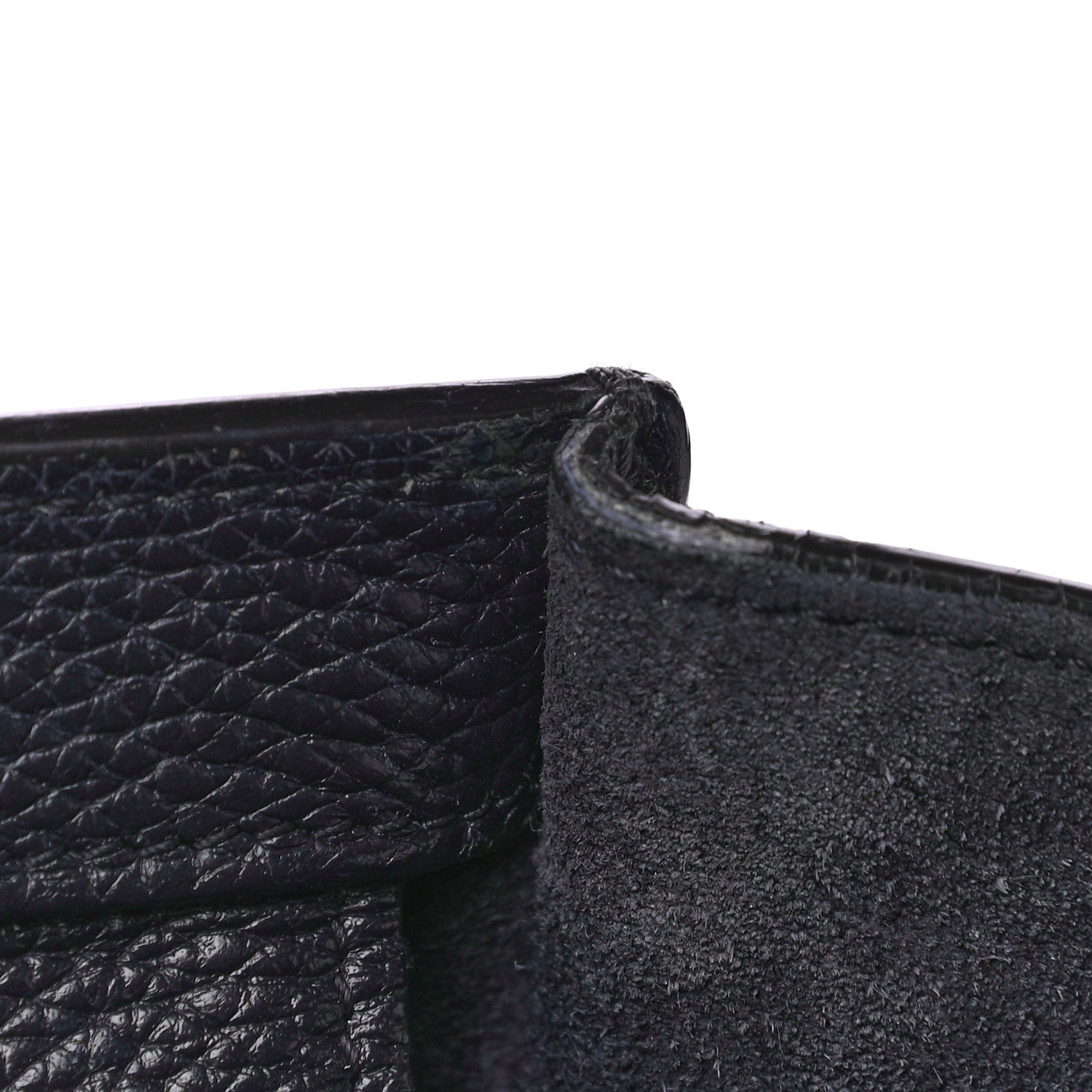 Celine Drummed Calfskin Micro Luggage Midnight 12 of 15