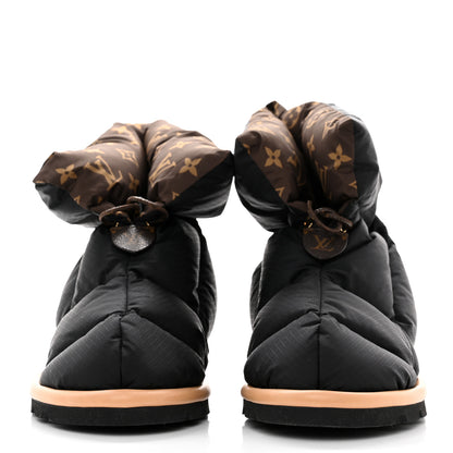 Louis Vuitton Nylon Monogram Pillow Comfort Ankle Boot 37 Black 2 of 7