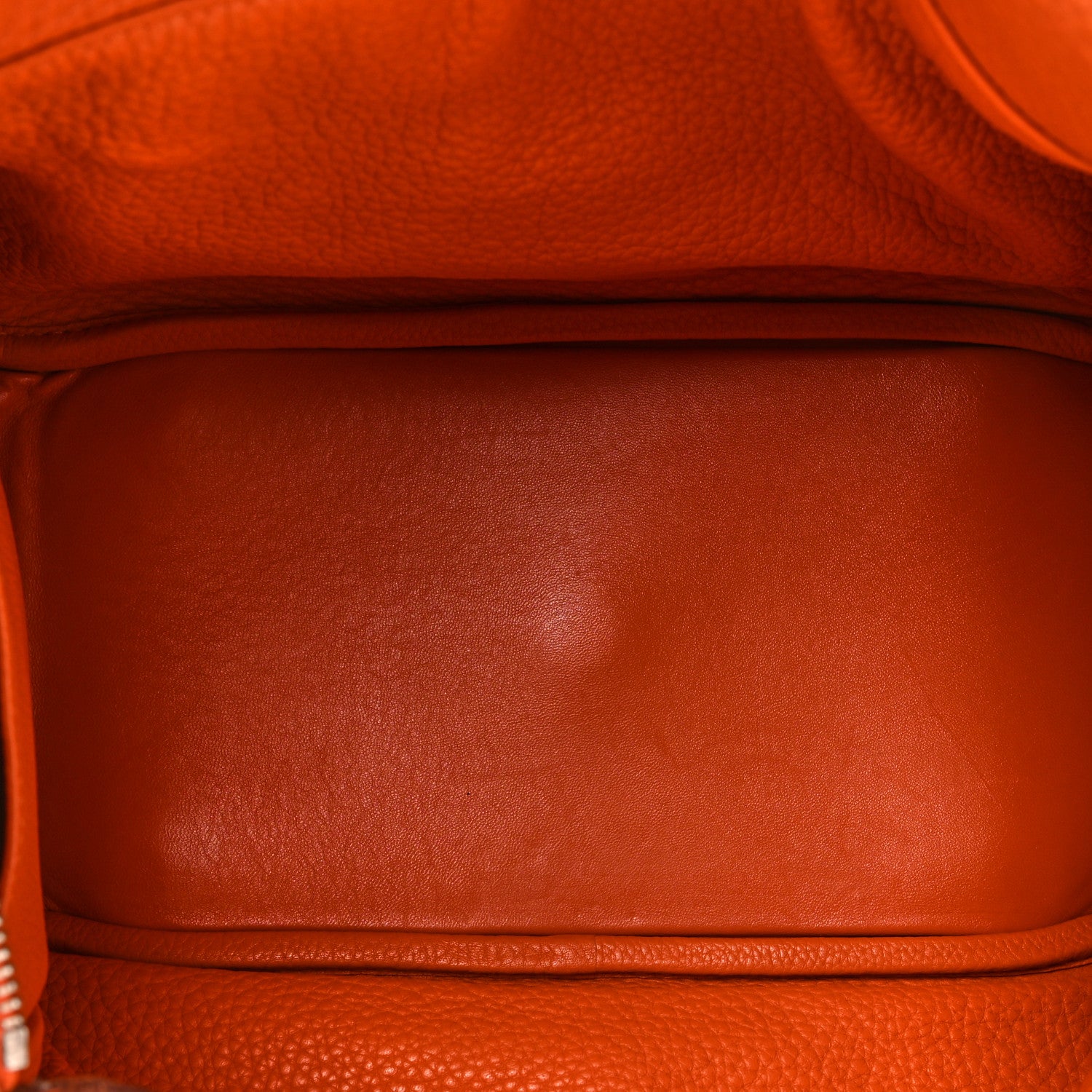 Hermes Taurillon Clemence Lindy 30 Orange 5 of 13