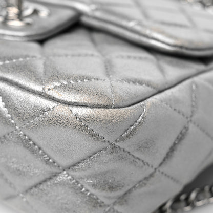 Chanel Metallic Lambskin Quilted Small In Seoul Backpack Silver 9 of 12