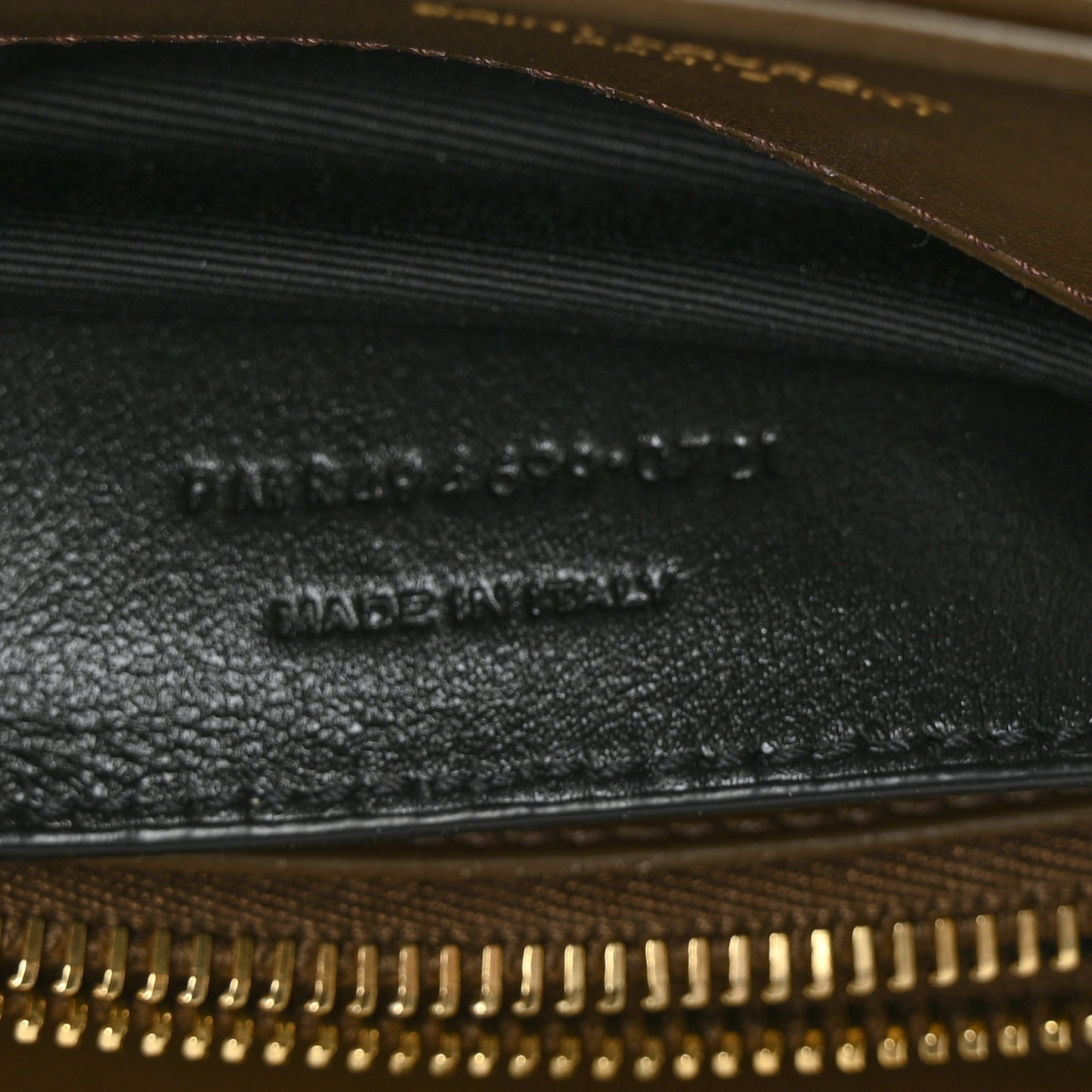 Calfskin Y Quilted Monogram Small Loulou Chain Satchel Soil Brown