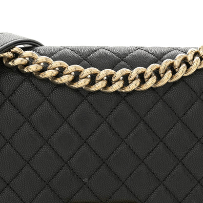 Chanel Caviar Quilted Medium Boy Flap Black 8 of 15