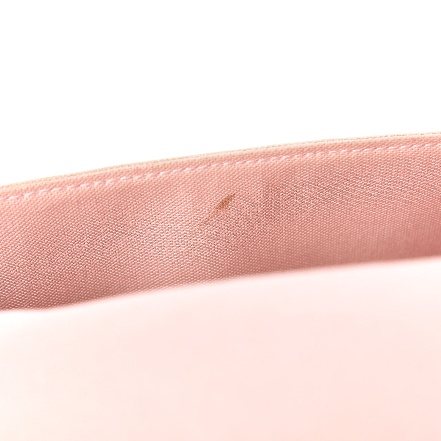 Damier Azur Pochette Felicie Chain Wallet Rose Ballerine