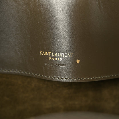 Saint Laurent Shiny Calfskin Le 37 Bucket Bag Deep Musk 7 of 13