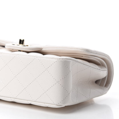 Chanel Caviar Quilted Small Double Flap White 7 of 11
