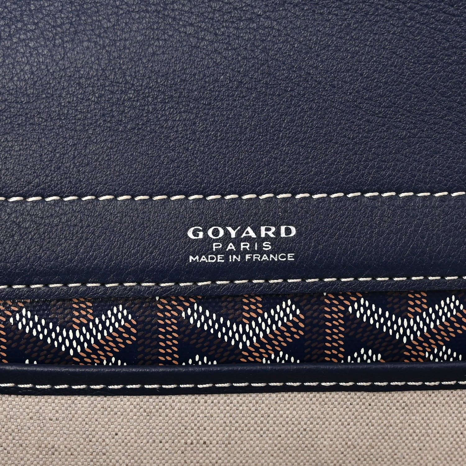 Goyard Goyardine Rouette PM Blue Marine 6 of 9
