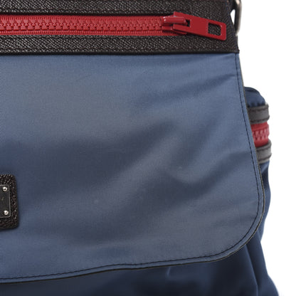 Dolce & Gabbana Nylon Messenger Bag Blue Multicolor 10 of 11