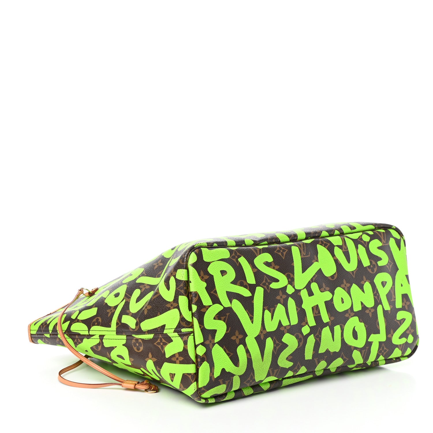 Louis Vuitton Monogram Graffiti Neverfull GM Green 4 of 9