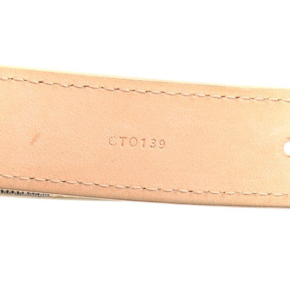 Louis Vuitton Damier Azur 25mm Belt 85 34 5 of 7