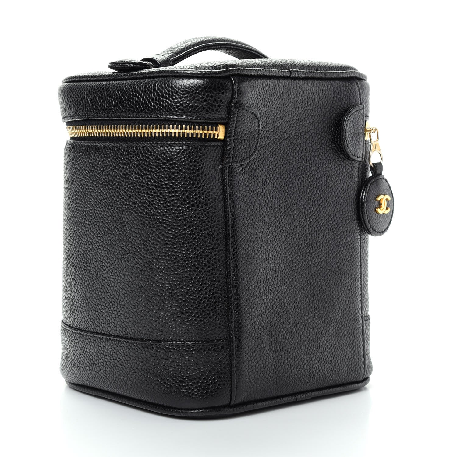 Chanel Caviar Cosmetic Vanity Bag Black 3 of 9