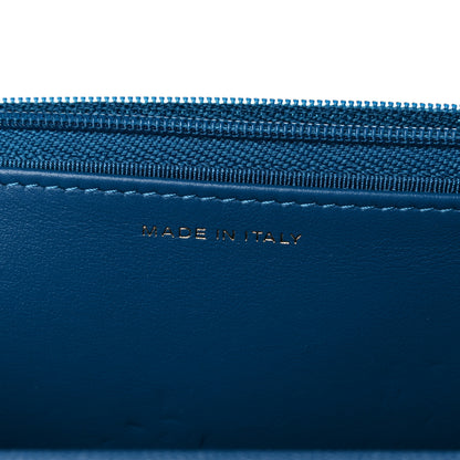 Chanel Caviar Quilted Wallet On Chain WOC Blue 7 of 12