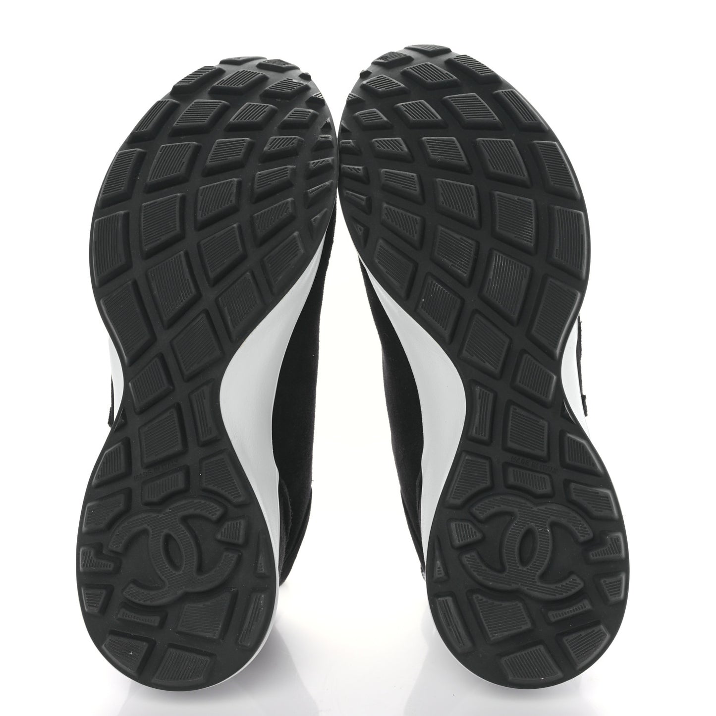 Suede Goatskin CC Sneakers 39.5 Black