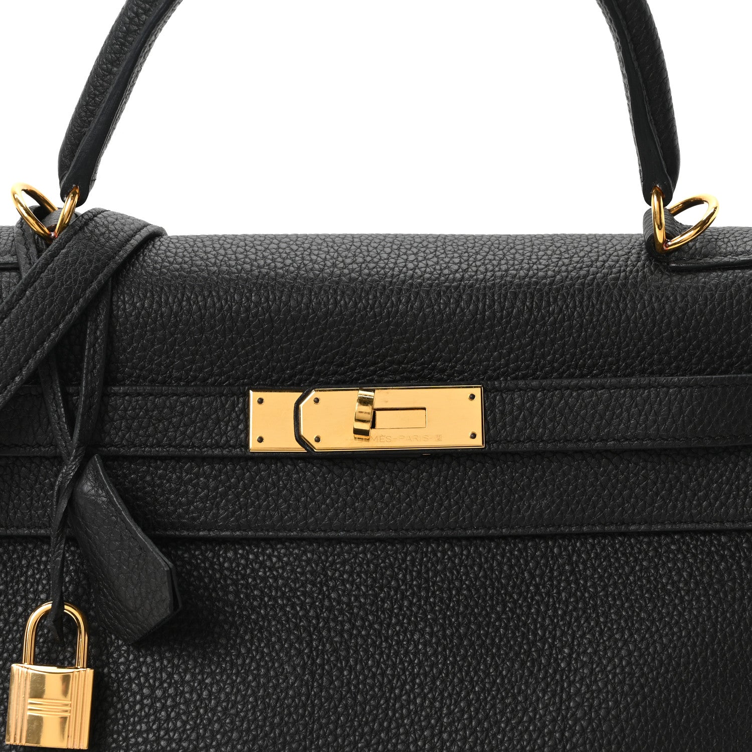 Hermes Togo Kelly Retourne 32 Black 7 of 9
