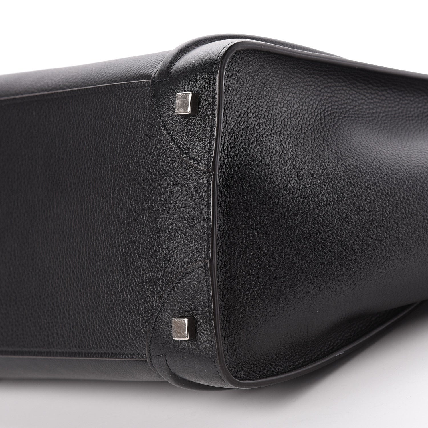 Celine Drummed Calfskin Mini Luggage Black 10 of 11