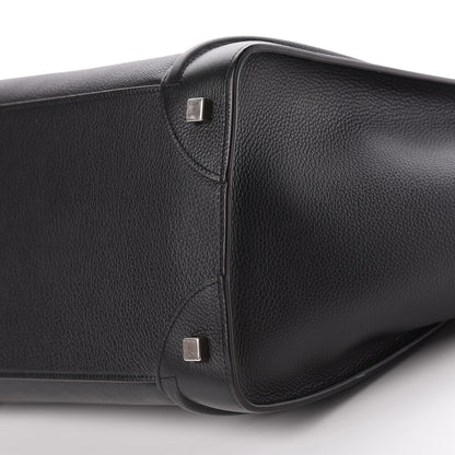 Celine Drummed Calfskin Mini Luggage Black 10 of 11