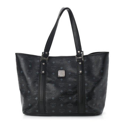 MCM Visetos Shopping Tote Black 1 of 16