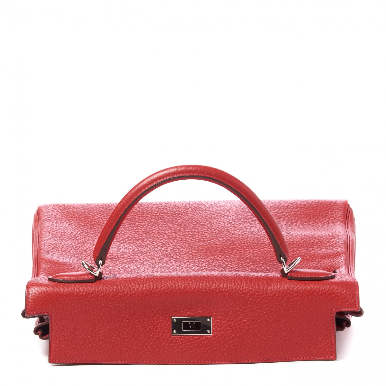 Hermes Taurillon Clemence Kelly Retourne 32 Rouge Casaque 15 of 32