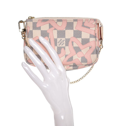 Louis Vuitton Damier Azur Tahitienne Mini Pochette Accessories 2 of 8
