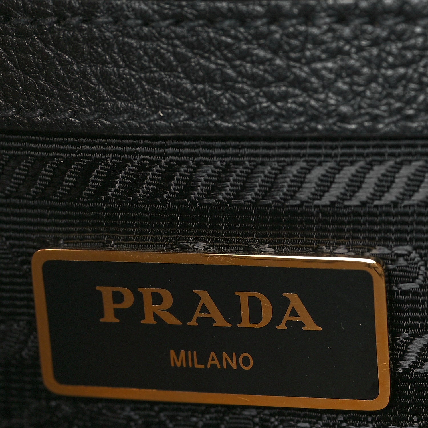 Prada Vitello Phenix Tote Bag Black 6 of 8