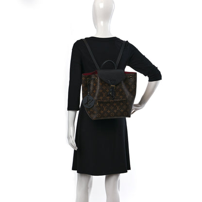 Louis Vuitton Monogram Montsouris PM Black 2 of 8