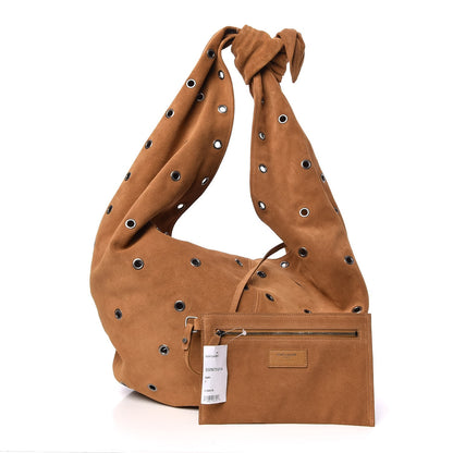 Saint Laurent Suede Sac Bandana Hobo Rame 3 of 9