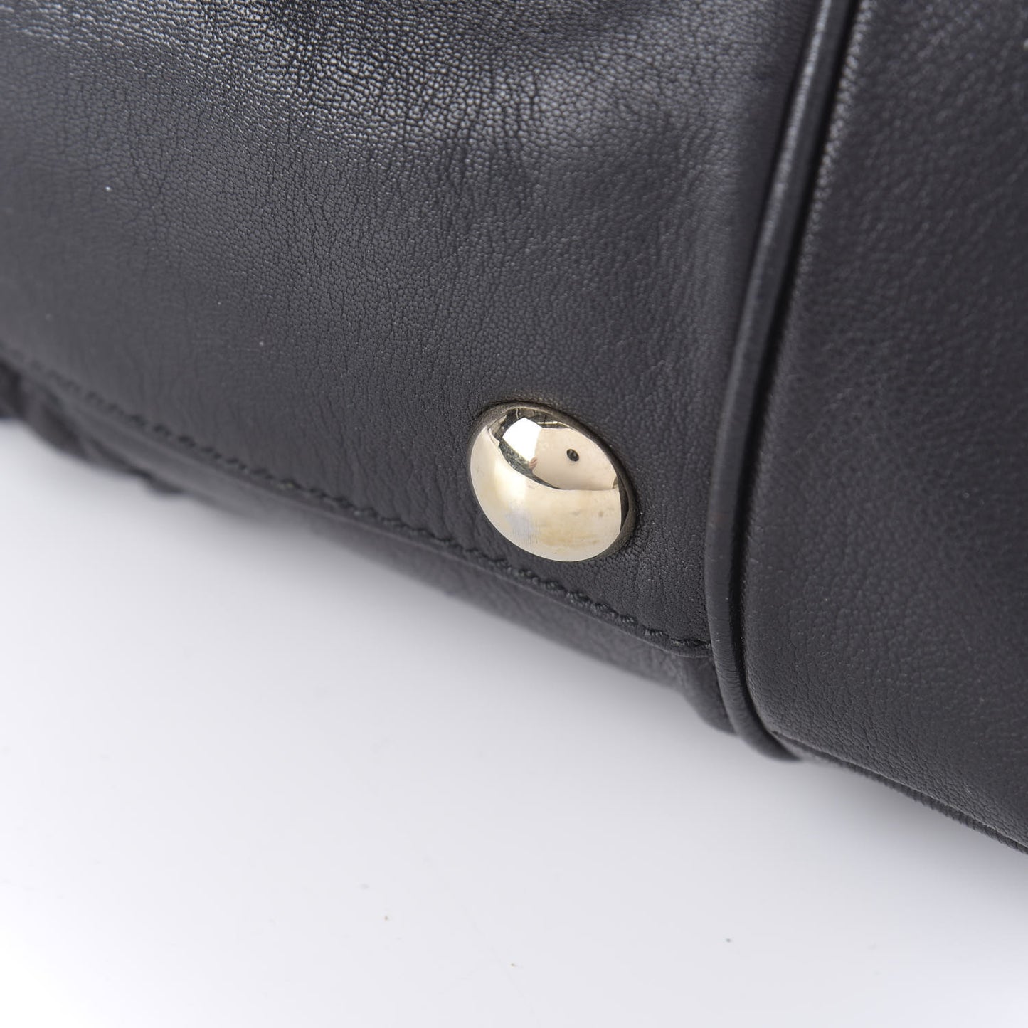 Guccissima Large Full Moon Tote Black