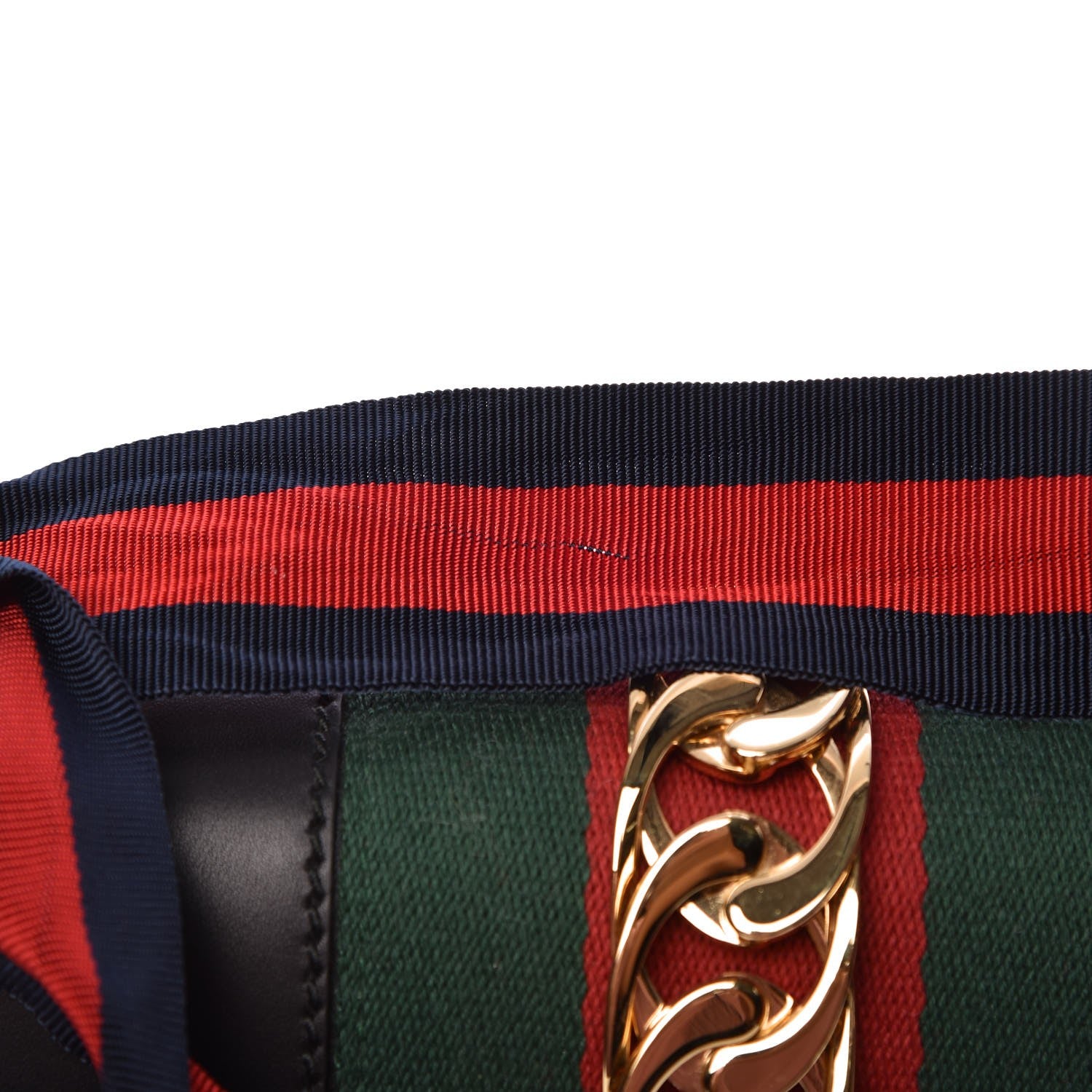 Gucci Calfskin Small Sylvie Shoulder Bag Black 10 of 11