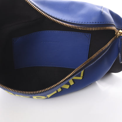 Burberry Calfskin Medium Sonny Bum Bag Blue Denim 4 of 8