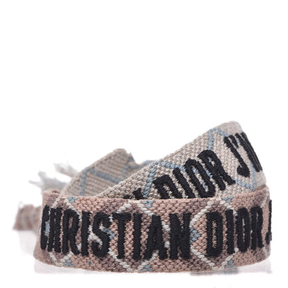 Christian Dior Woven Cotton J'Adior Friendship Bracelet Set 1 of 3