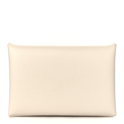 Hermes Evercolor Calvi Card Case Nata 2 of 8