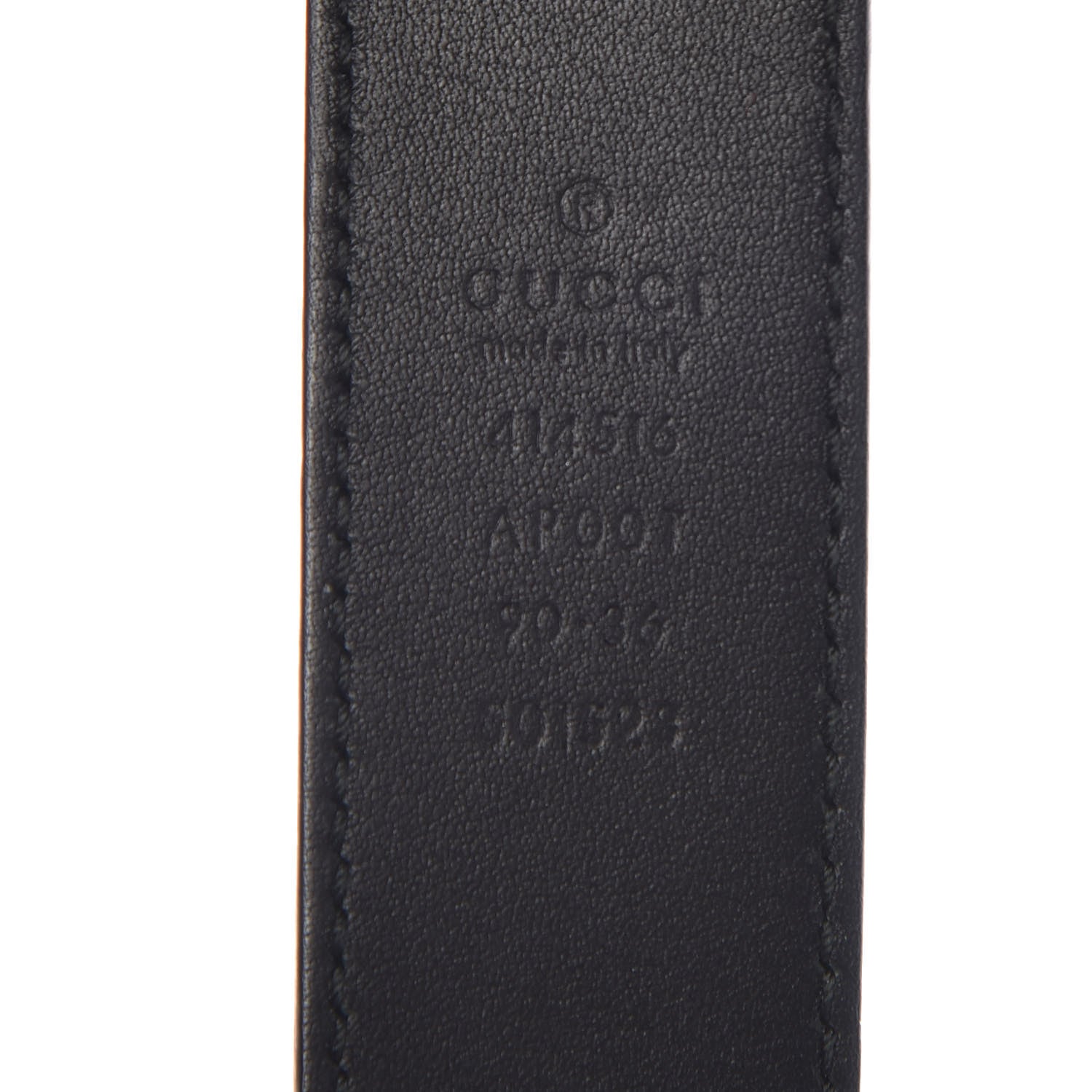 Gucci Calfskin Double G 30mm Belt 90 36 Black 7 of 13