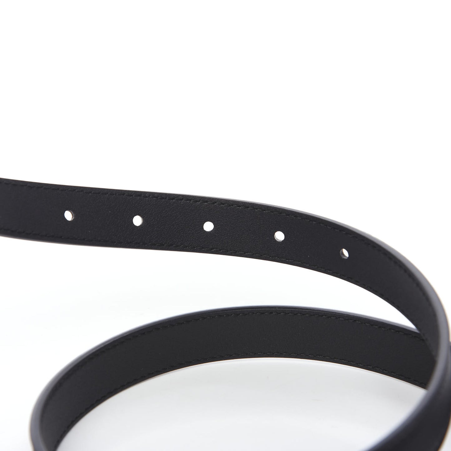 Calfskin Double G 20mm Belt 75 30 Black