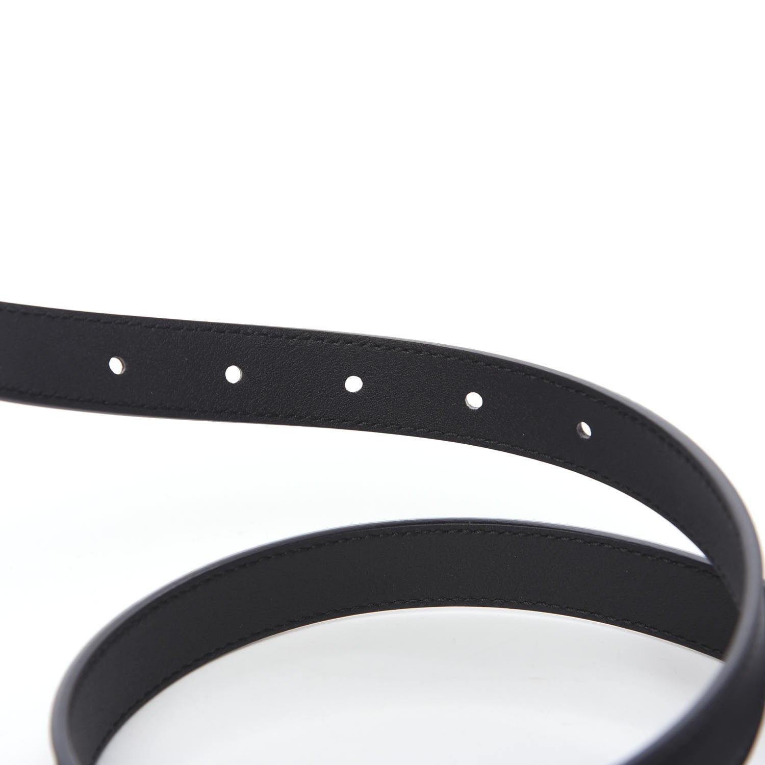Gucci Calfskin Double G 20mm Belt 75 30 Black 3 of 5