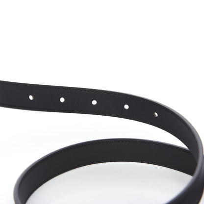 Gucci Calfskin Double G 20mm Belt 75 30 Black 3 of 5