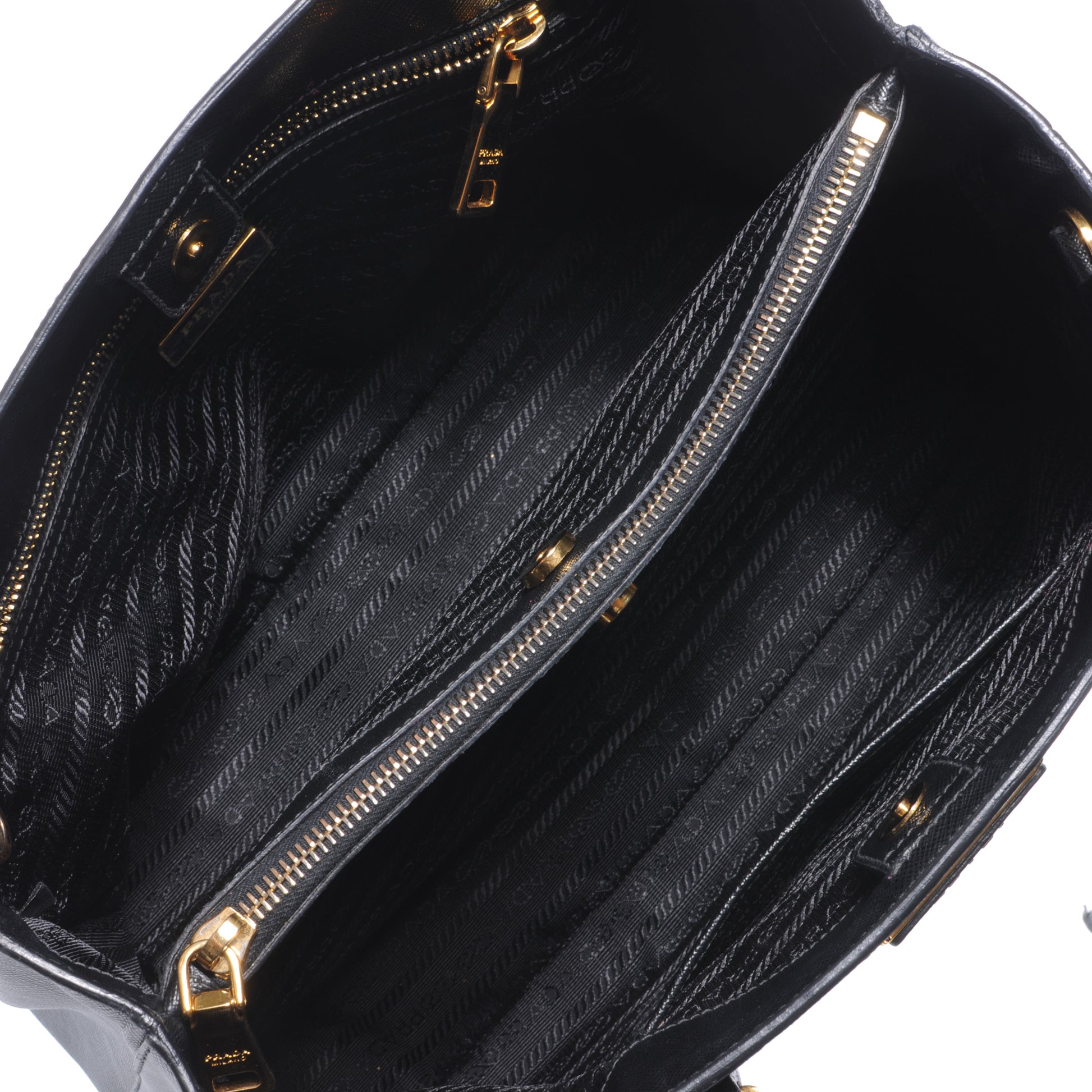 Prada Saffiano Lux Tote Black 8 of 9