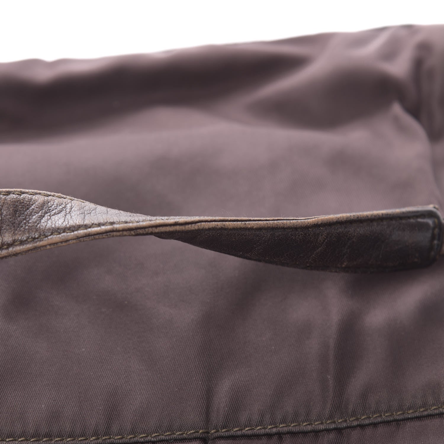 Prada Nylon Tessuto Chain Shoulder Bag Ebano 7 of 10