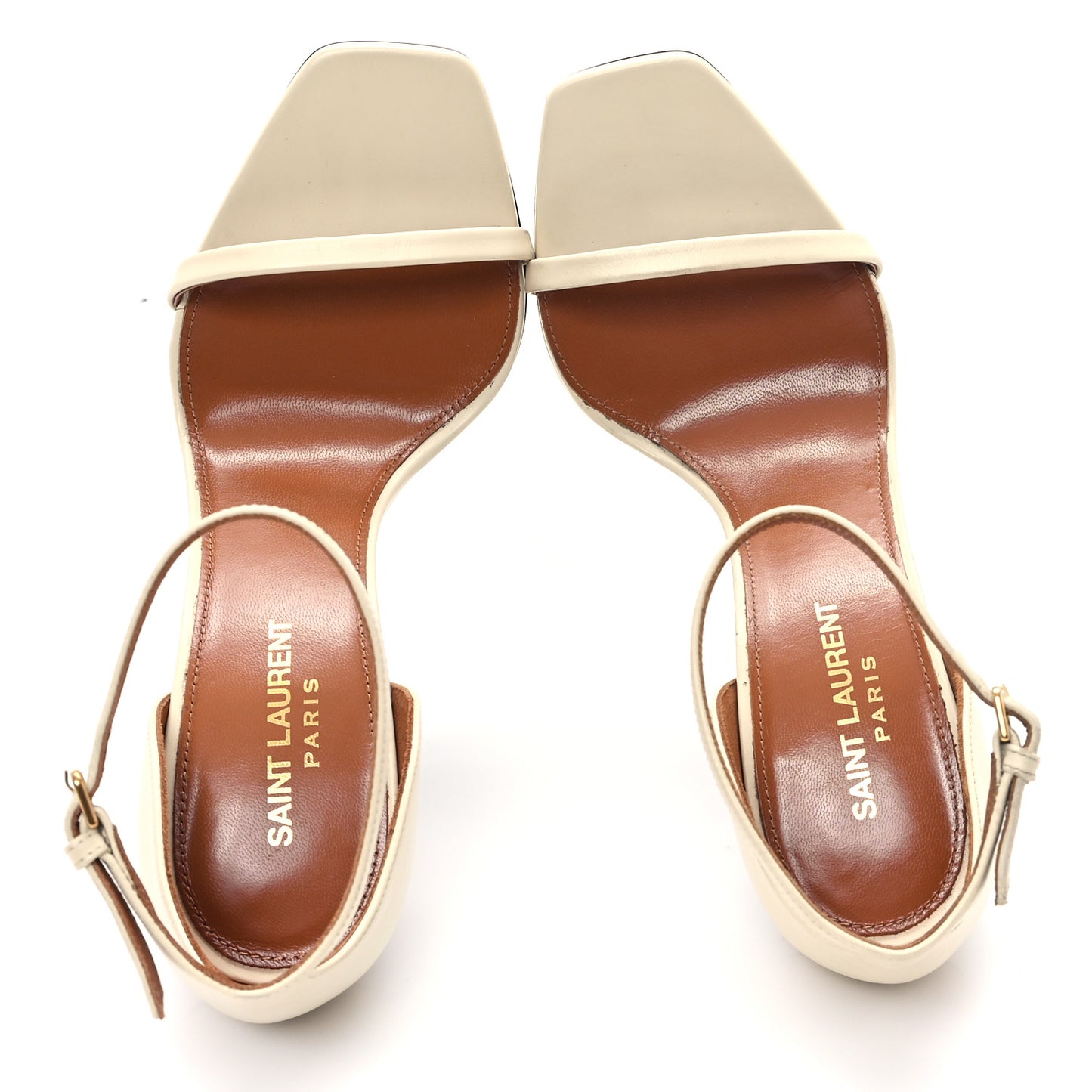 Calfskin 110 Opyum Sandals 38.5 Real Beige