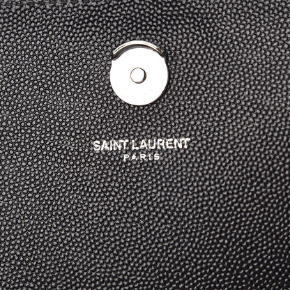 Saint Laurent Grain De Poudre Medium Classic Monogram Kate Satchel Black 7 of 8