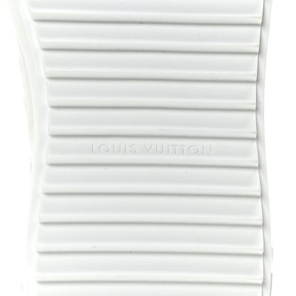 Louis Vuitton Monogram Embossed Calfskin Time Out Sneakers 38 White 7 of 9